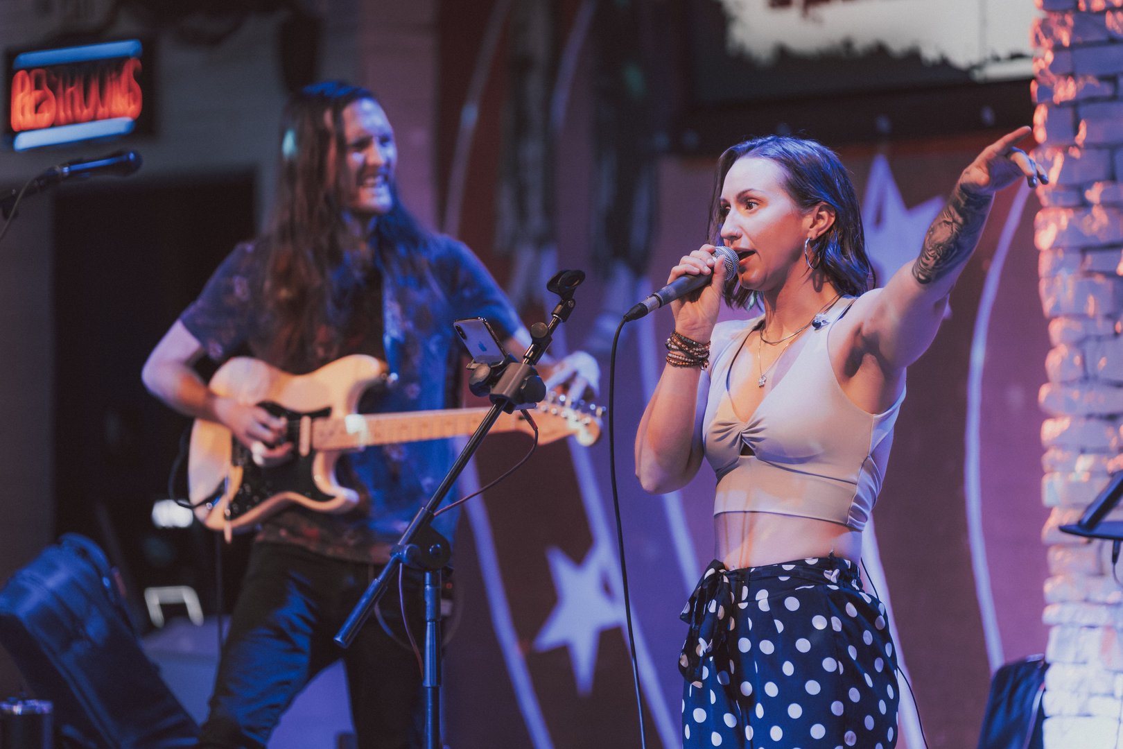 Krystal Steel creating an exceptional atmosphere