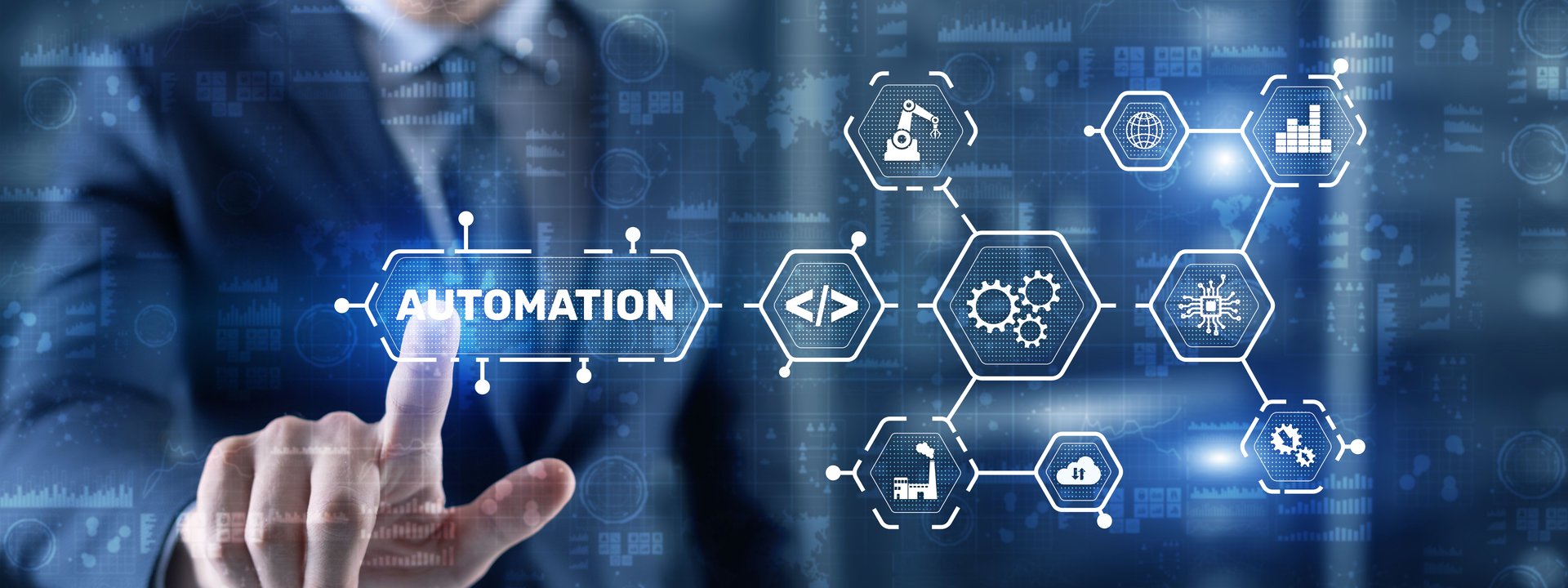 Automation Concept Innovation. Improving Productivity Solutions for your business.