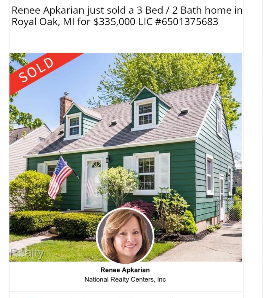 Michigan real estate agent sold homes portfolio