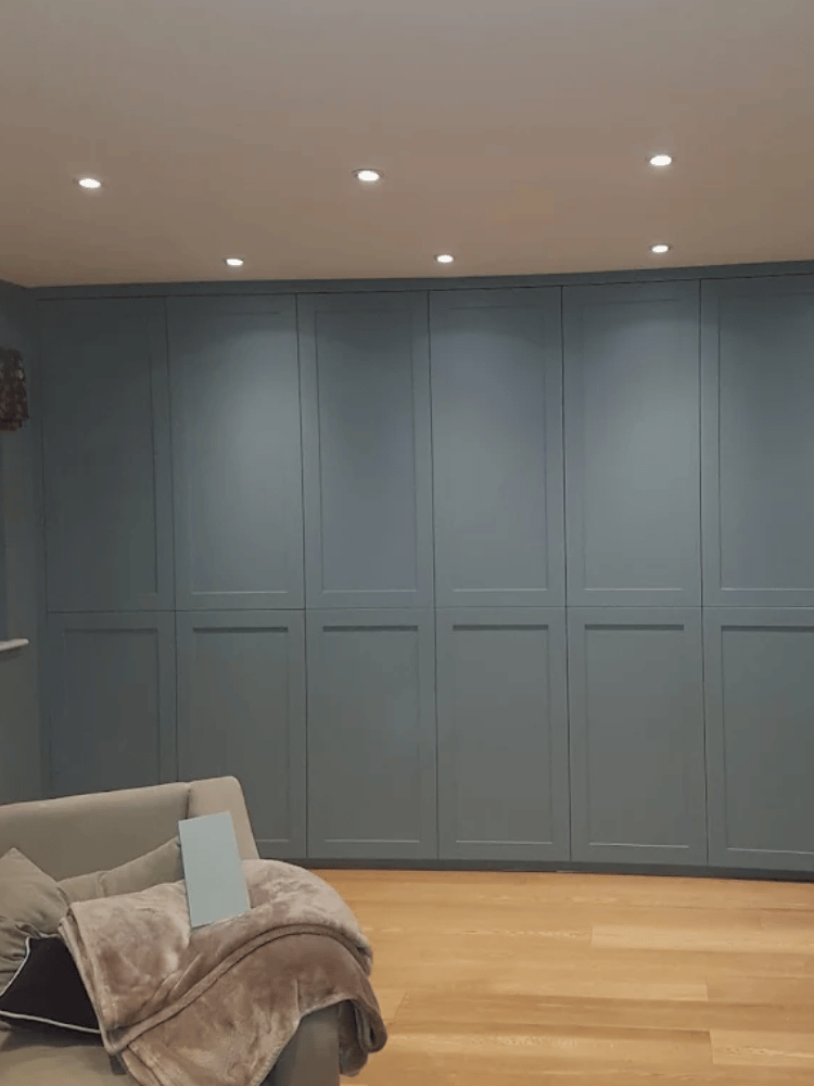 Professional painters team at work