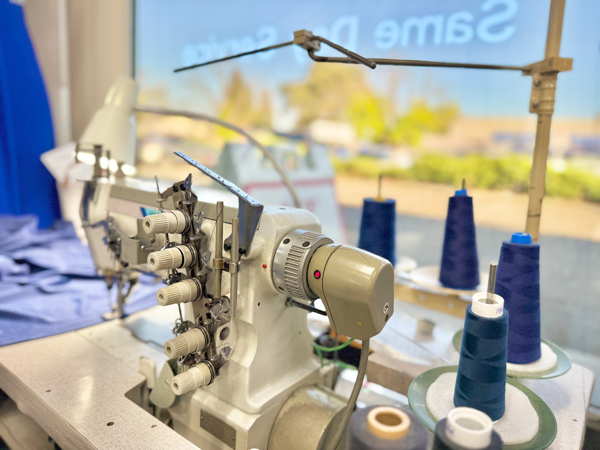 Professional tailoring craftsmanship and precision work