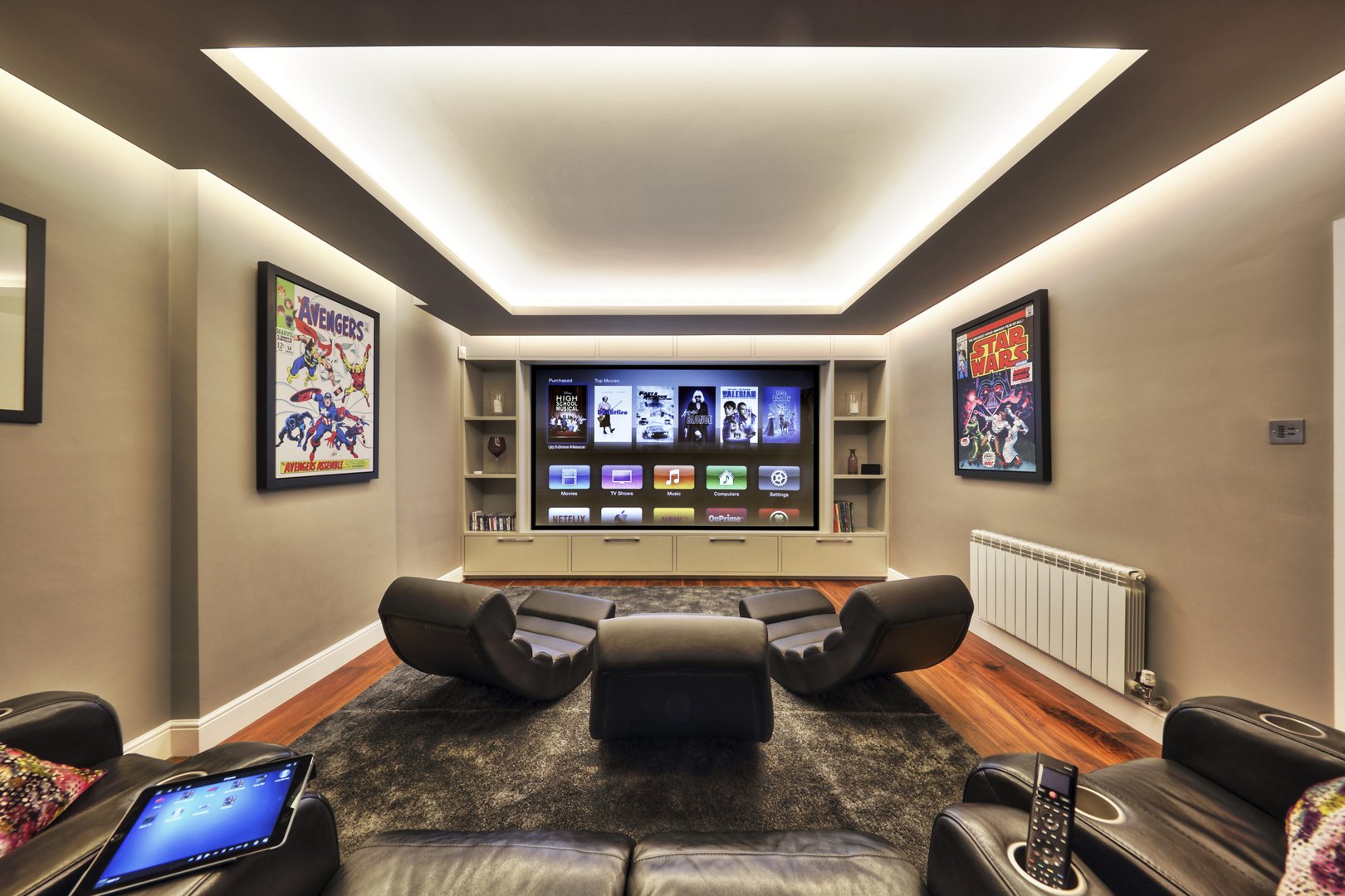 Contemporary living room interior