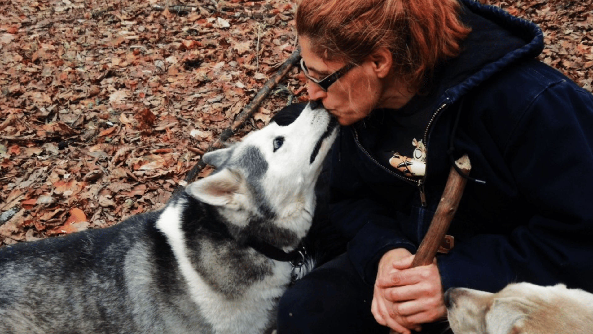 Ramella with trained dog