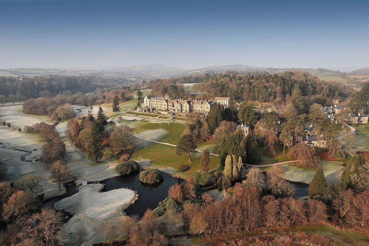 Bovey Castle resort facilities luxury amenities Devon castle hotel