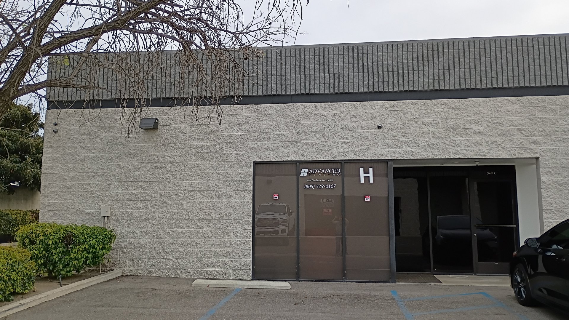 Advanced Tinting storefront in Moorpark, California