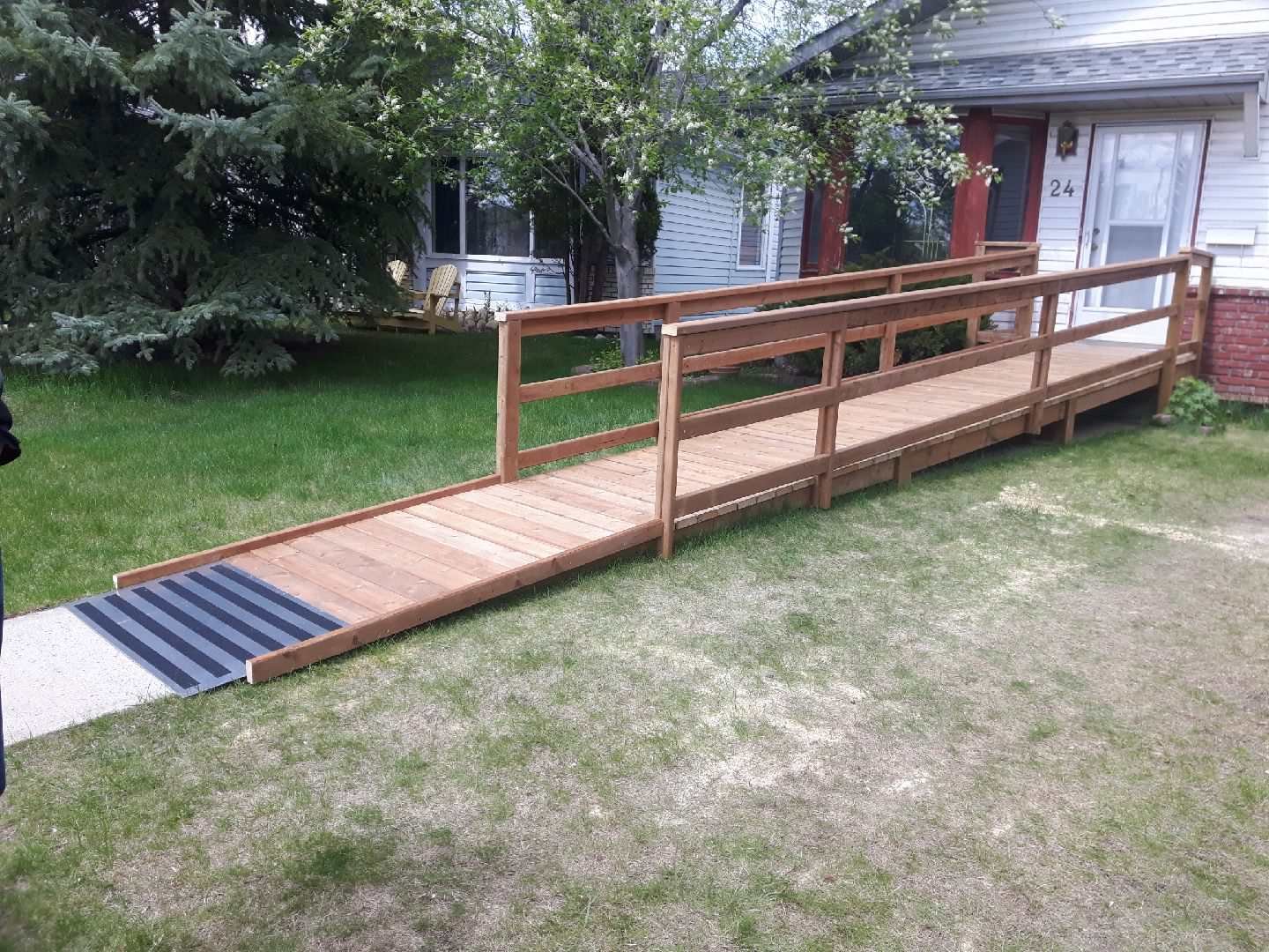 Professional custom ramp installation showcasing quality workmanship