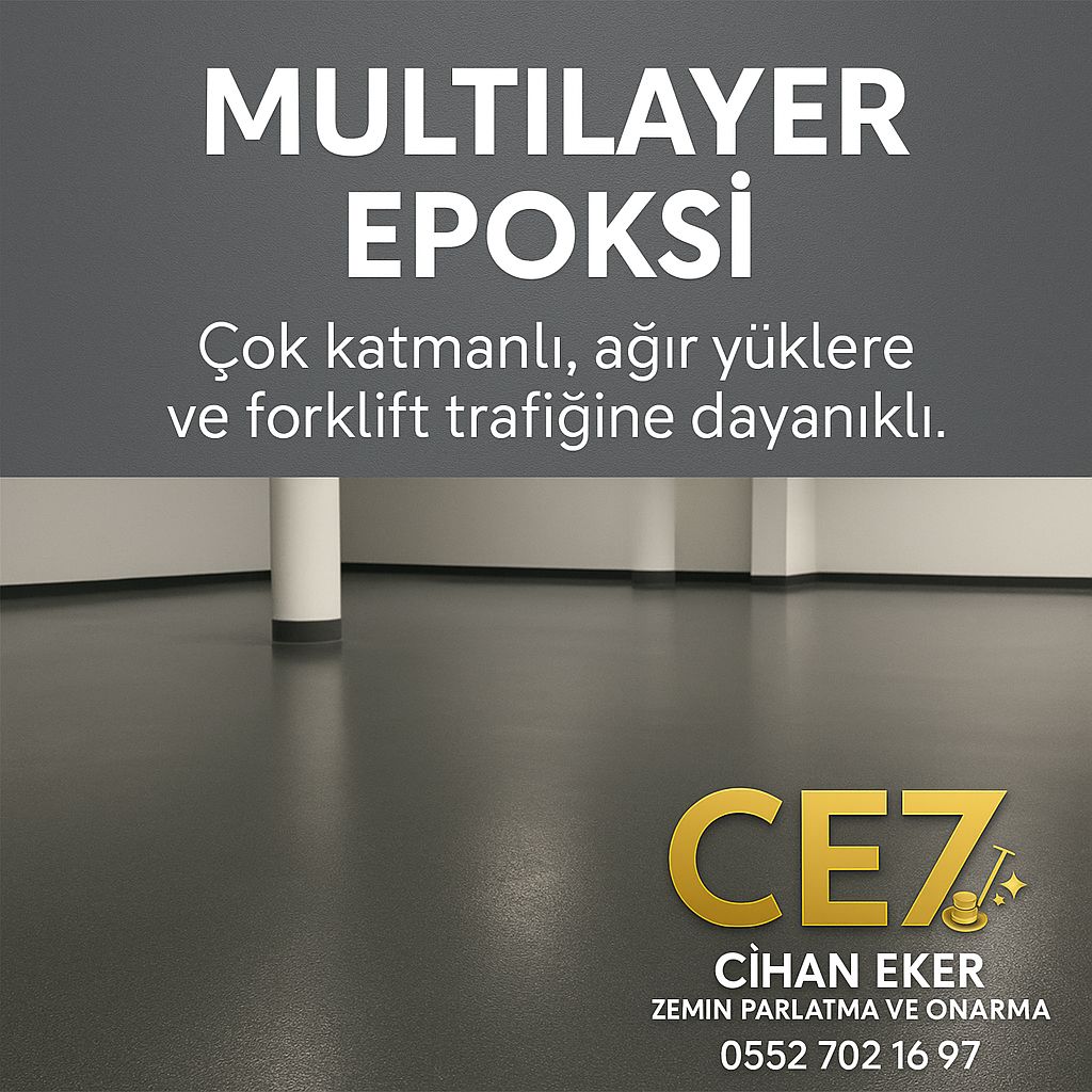 Epoksi zemin kaplama uygulaması