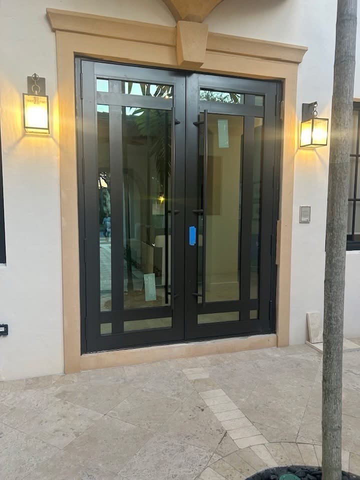 Hurricane impact windows installation