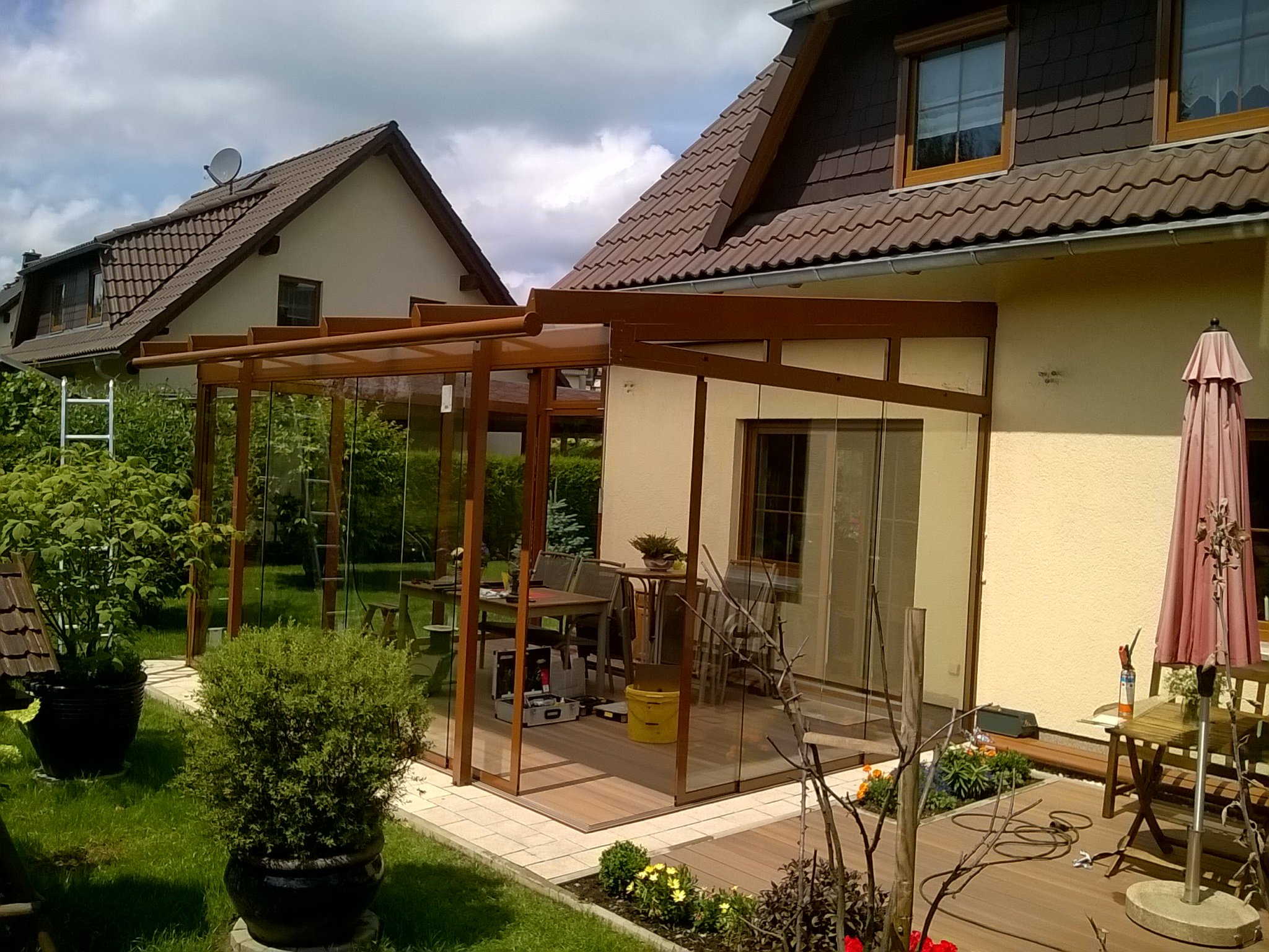 Hirschauer Terrassenüberdachung