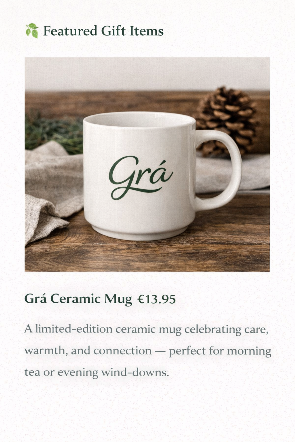 Grá Ceramic Mug