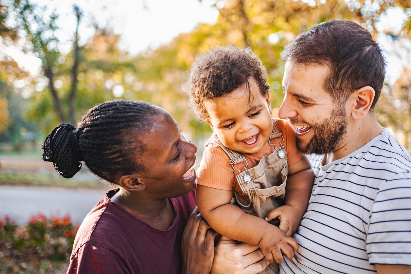 Shared Smiles: Family's Circle of Love.