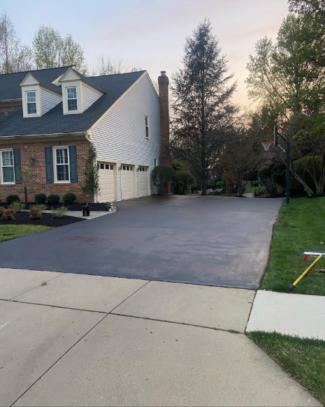 Driveway sealing project