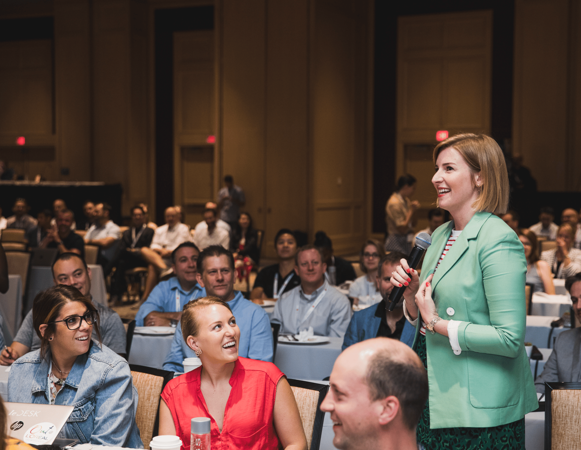 Corporate sponsor event photography for business partnership celebration