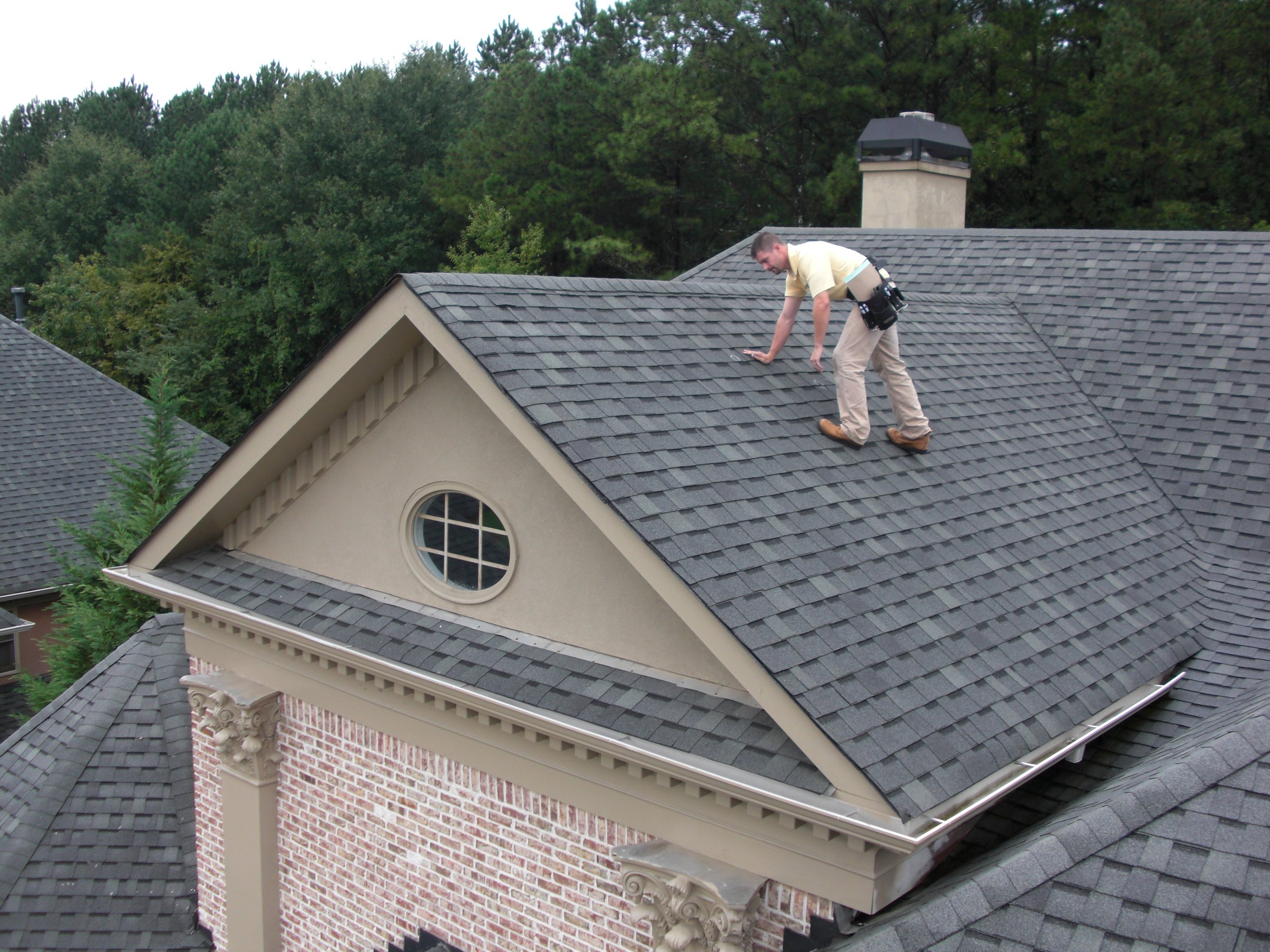 Storm damage restoration project