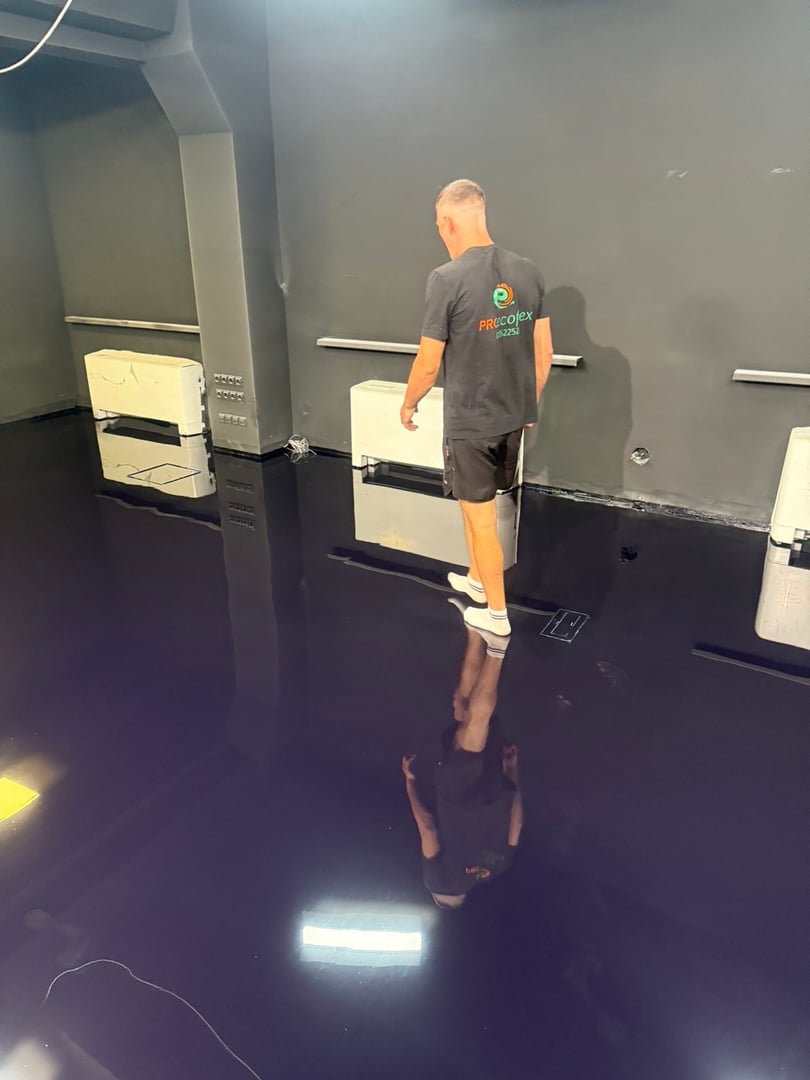 Pardoseală epoxy durabilă