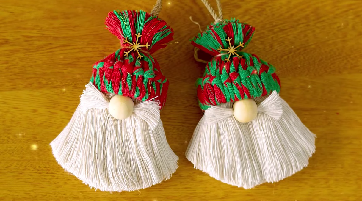 Papá Noel en Macramé