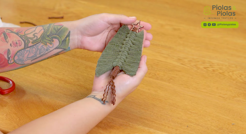 DIY Árbol de Navidad en Macramé