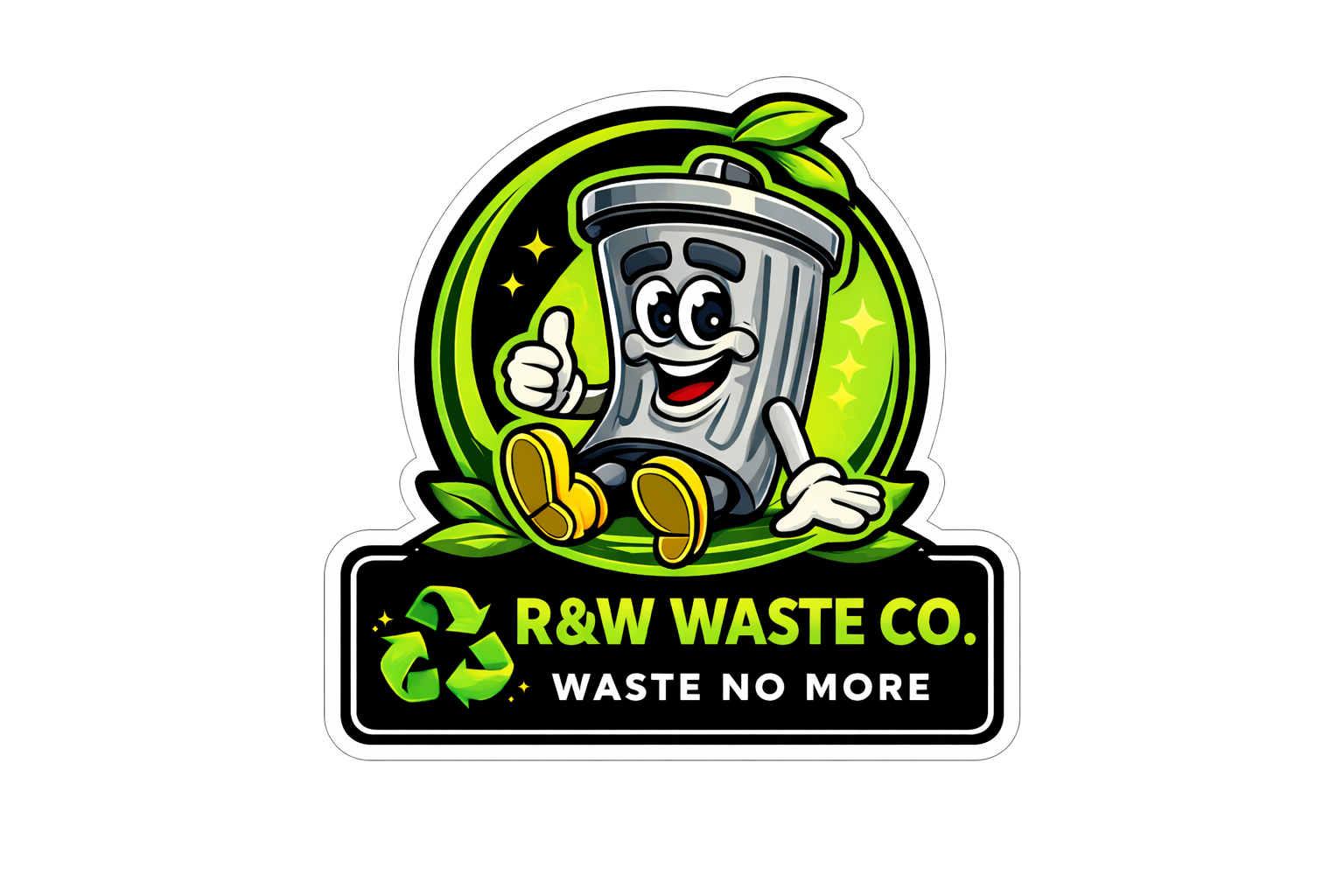 R & W Waste Co. Logo