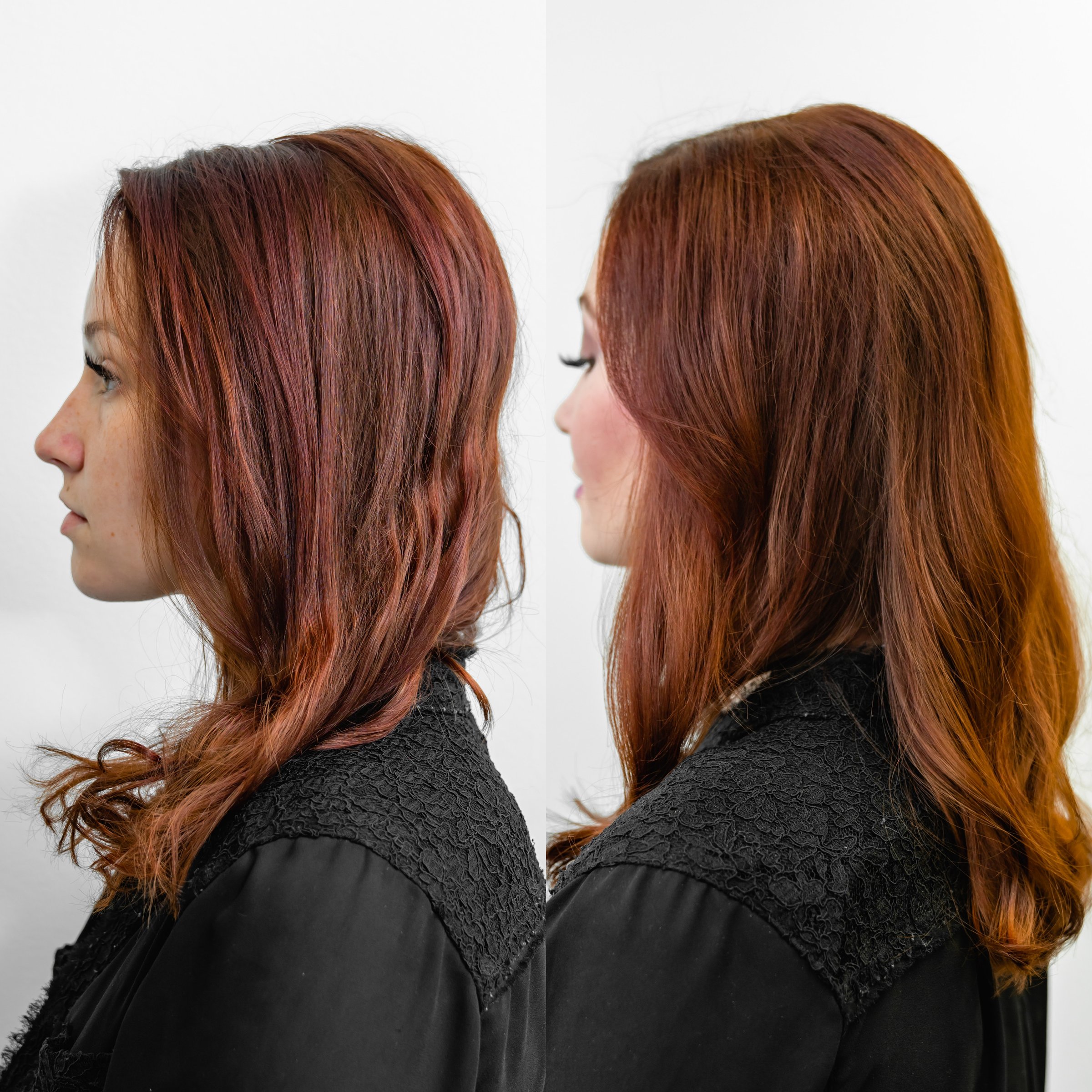 Elegant wedding day look