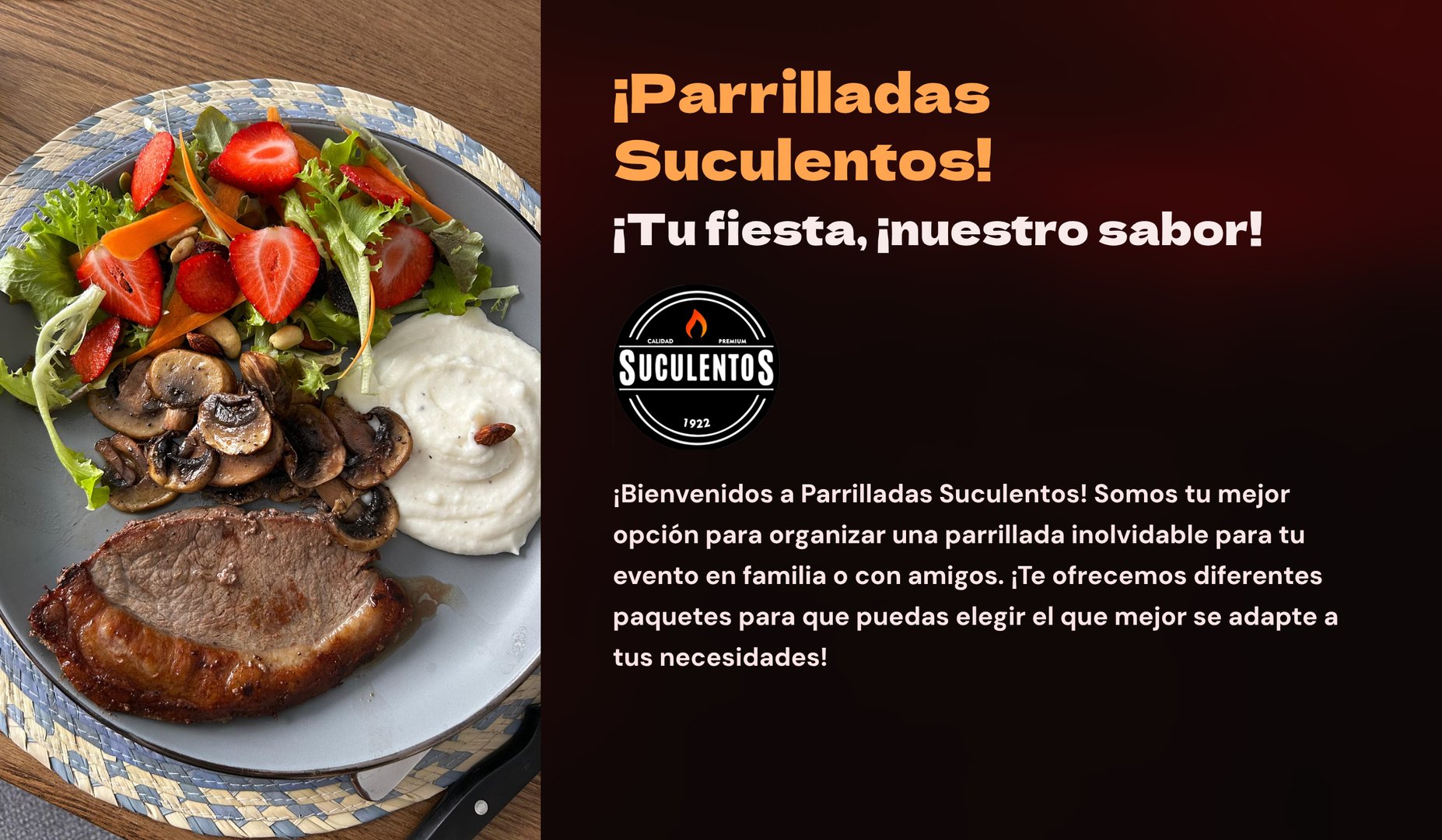 Parrilladas Suculentos - Menús Premium