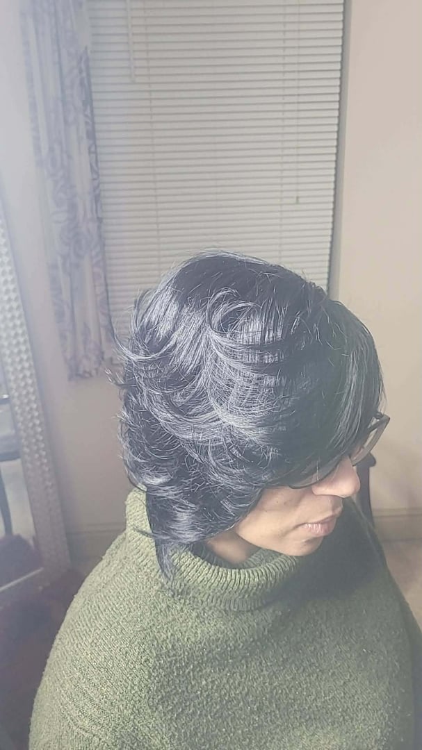 Beautiful hair transformation