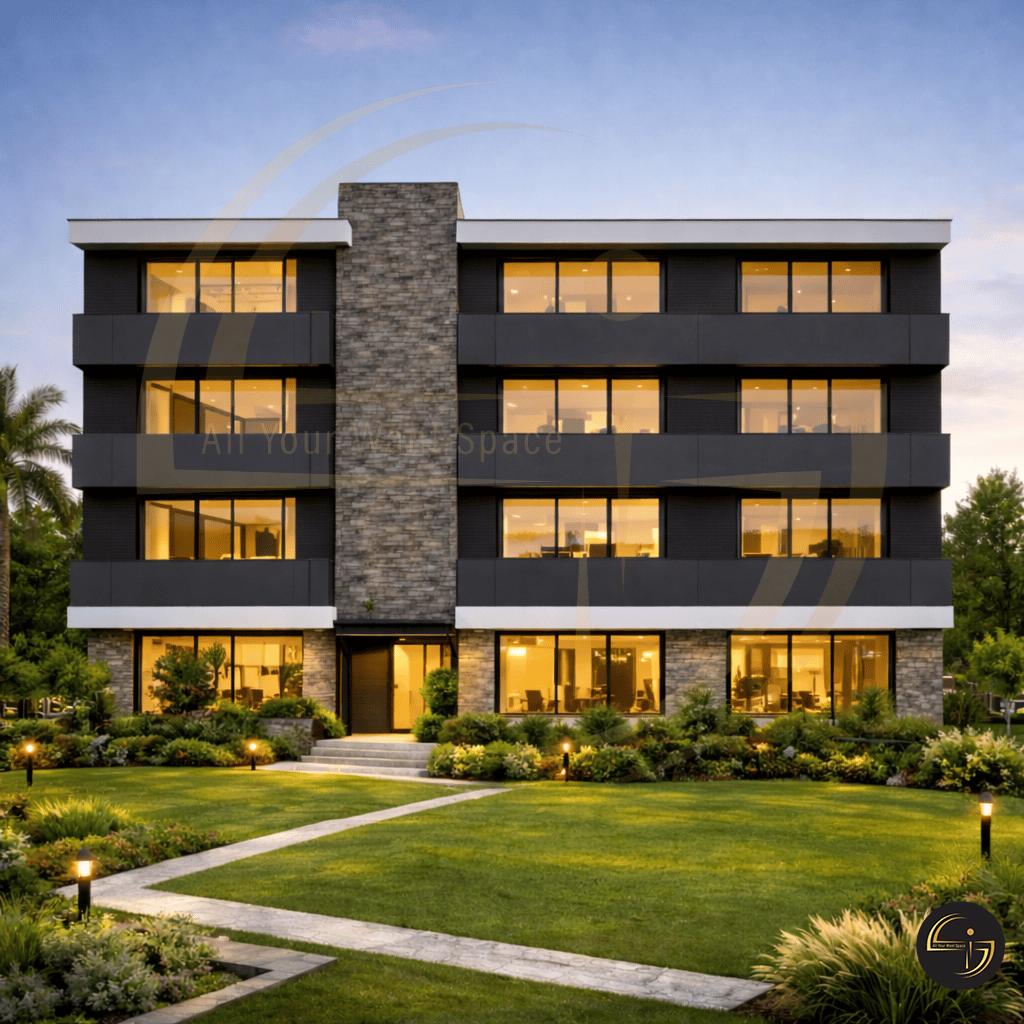 Residential Modern Building view