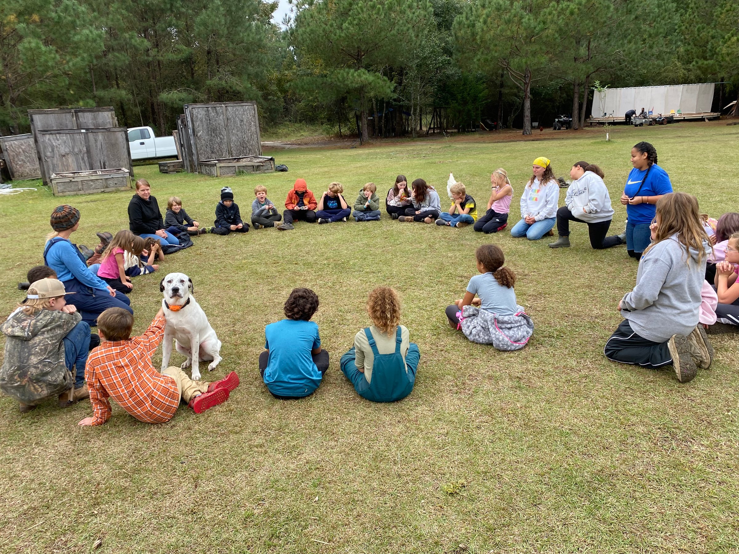 Outdoor learning activities at Mindful Journey Academy