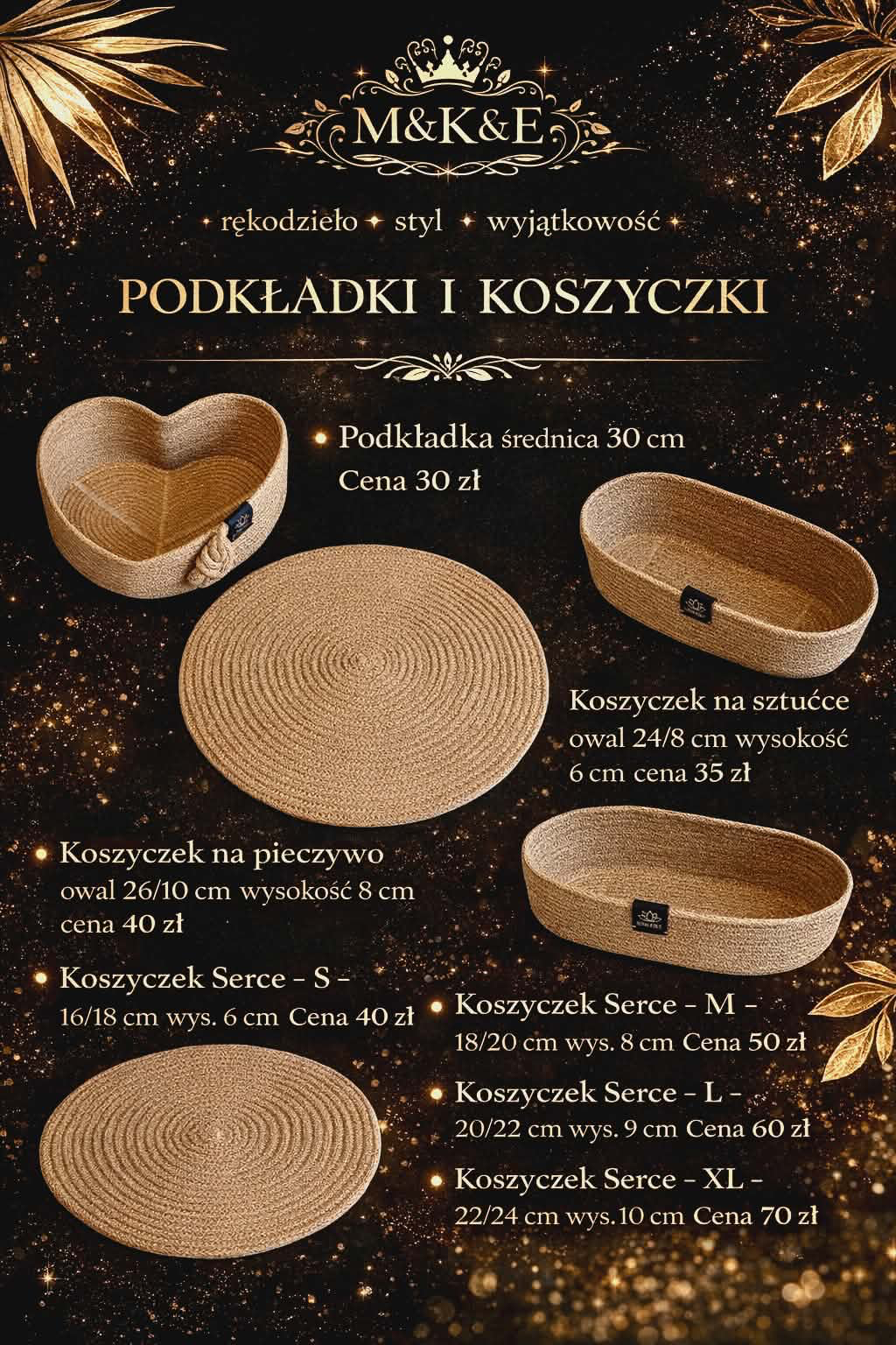 Nowy wyrób ręcznie szyty ze sznurka bawełnianego