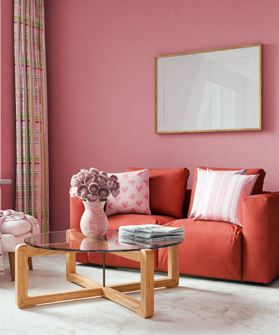 Valentine's day room decor