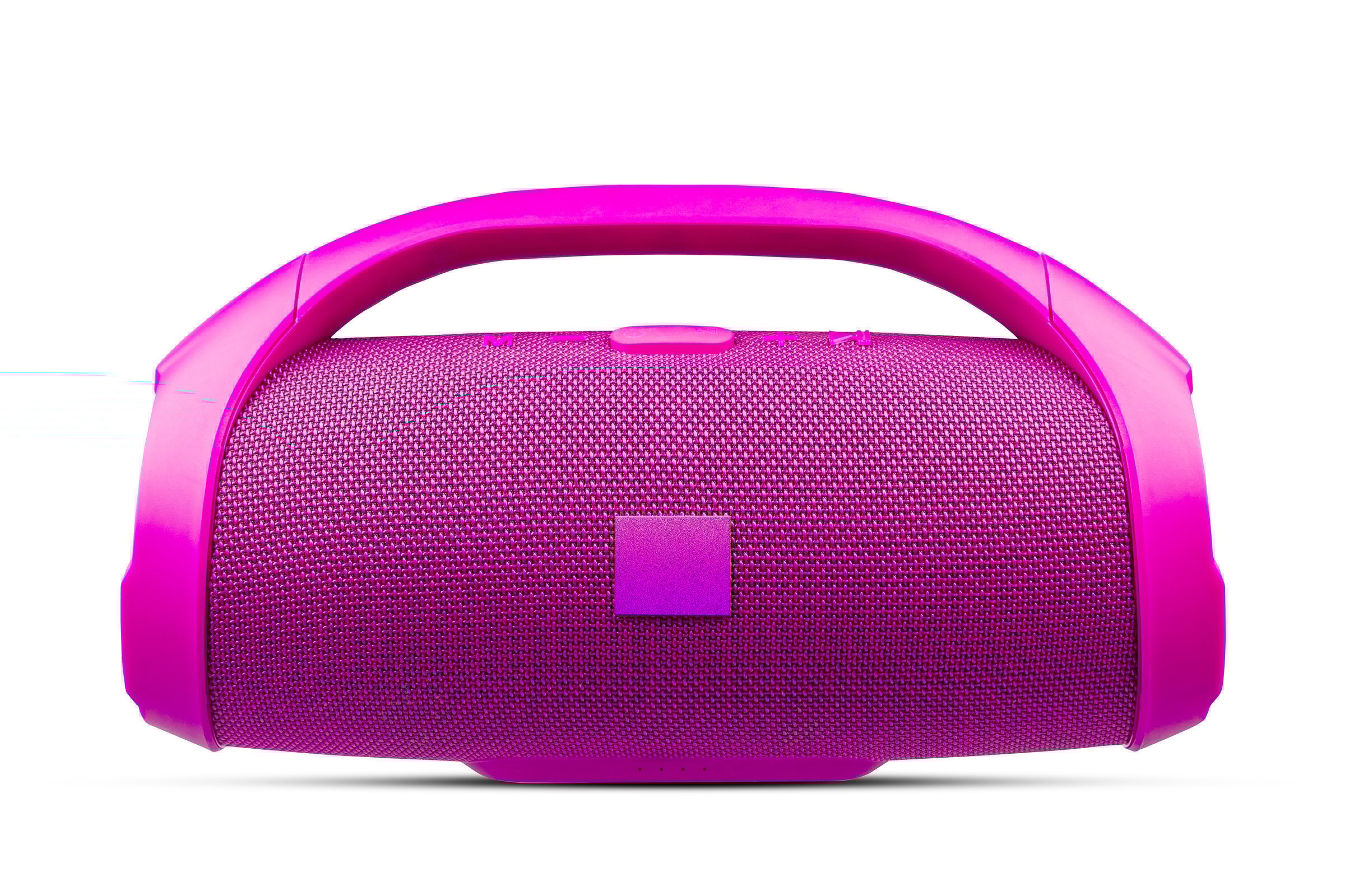 Pink portable wireless Bluetooth speaker