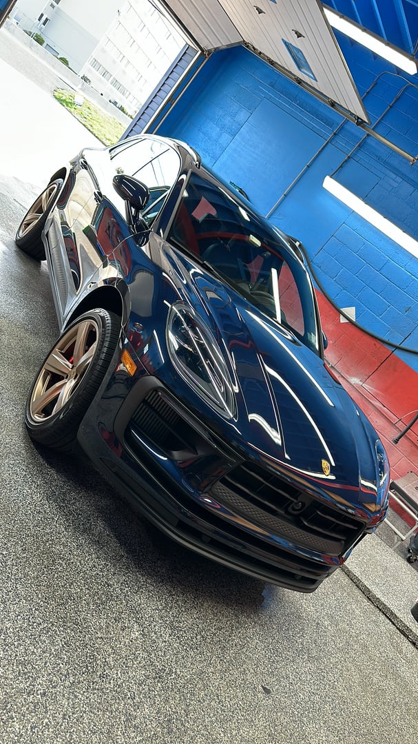 Spotless engine bay detailing