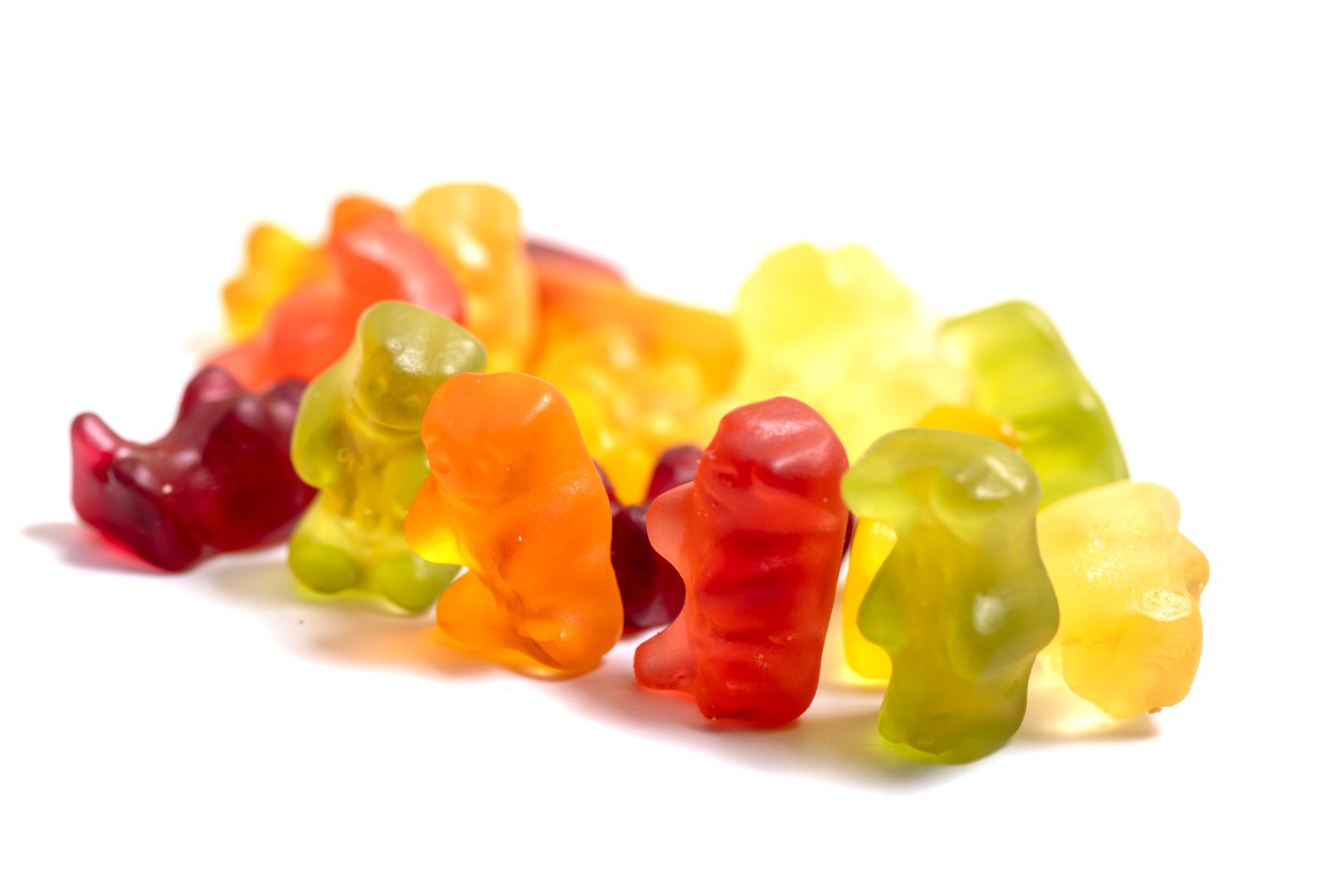Colorful gummy bears
