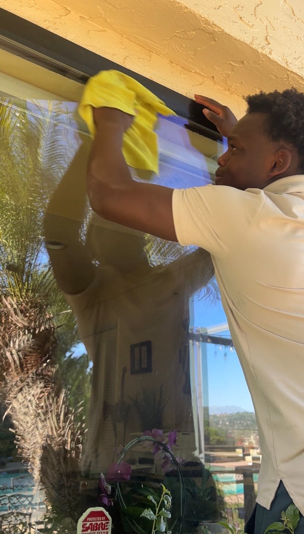 Professional cleaning work