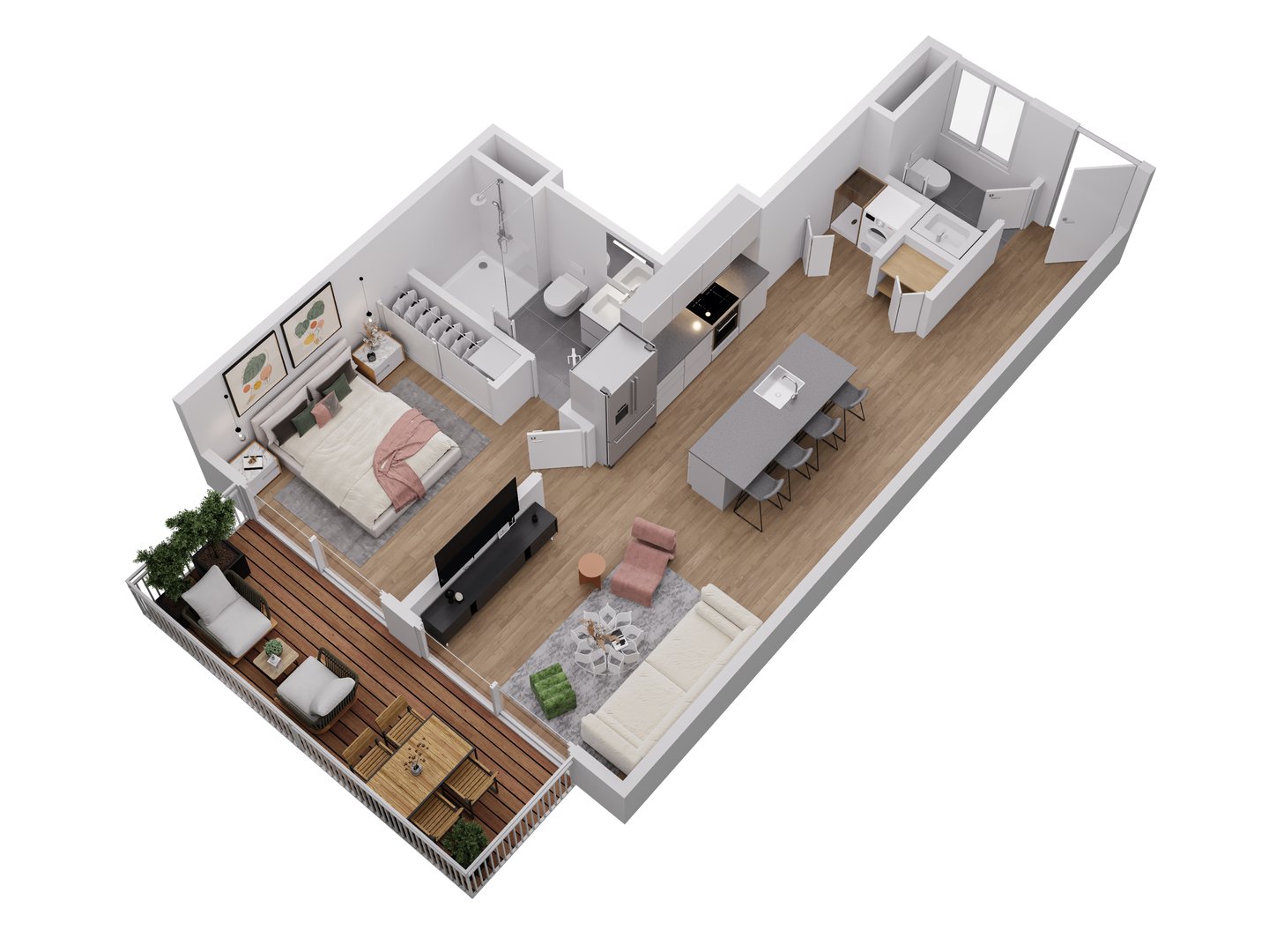 Type B Floor Plan Layout