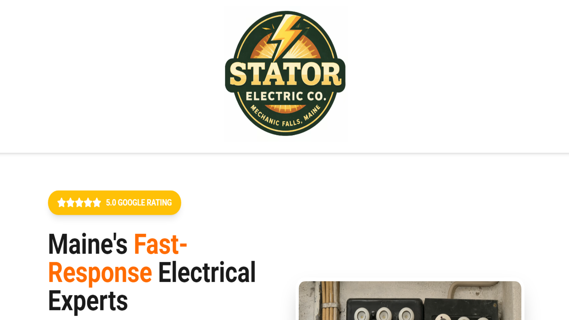 Stator Electric Co Website Screenshot