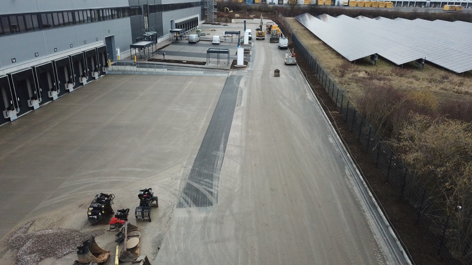 Betriebsgelände Reinigung