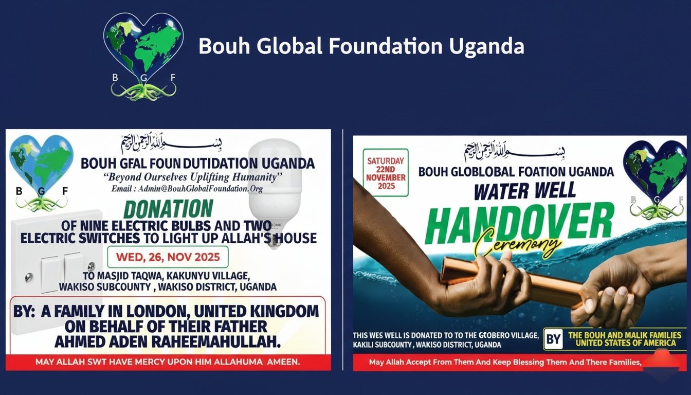BOUH Global Foundation volunteers and community members