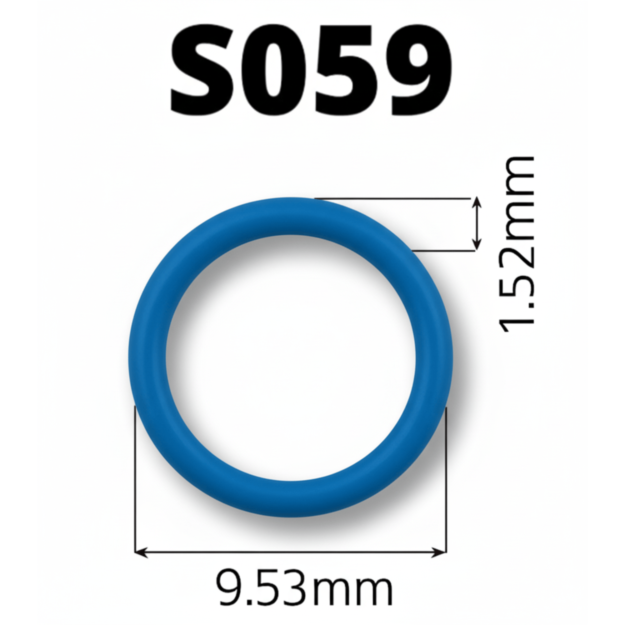 S059 Sello Inferior Viton Inyector Nissan Xterra Frontier D-21 Motor 2.4L Pathfinder