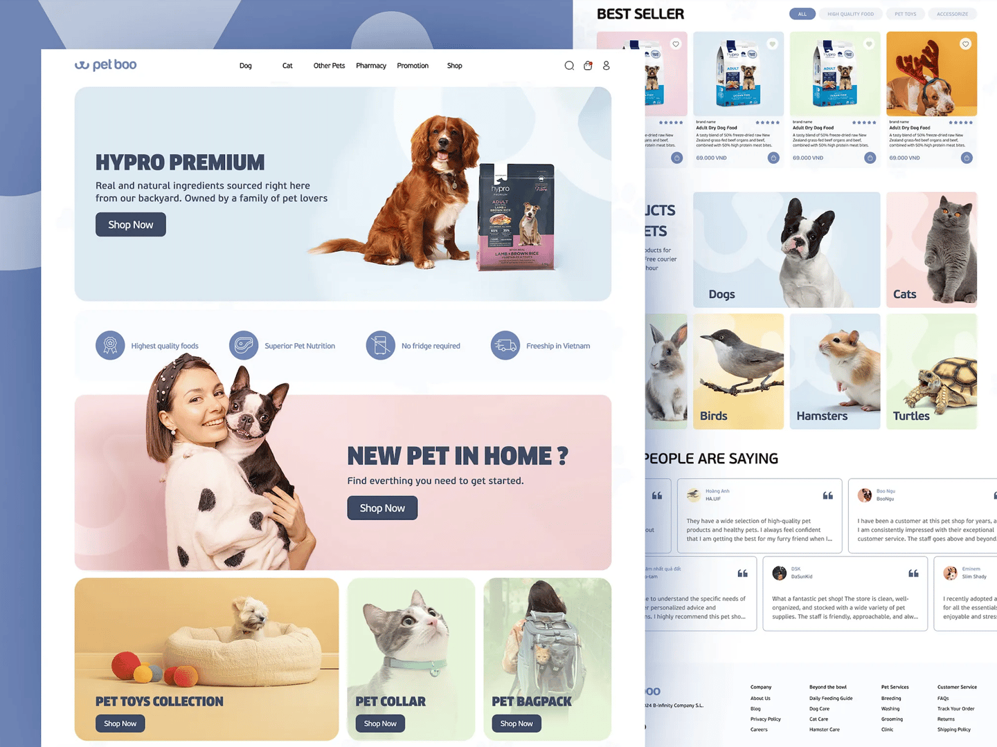 Website Petshop