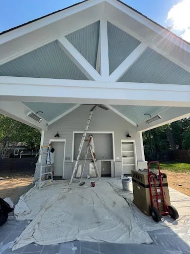 Interior room painting project