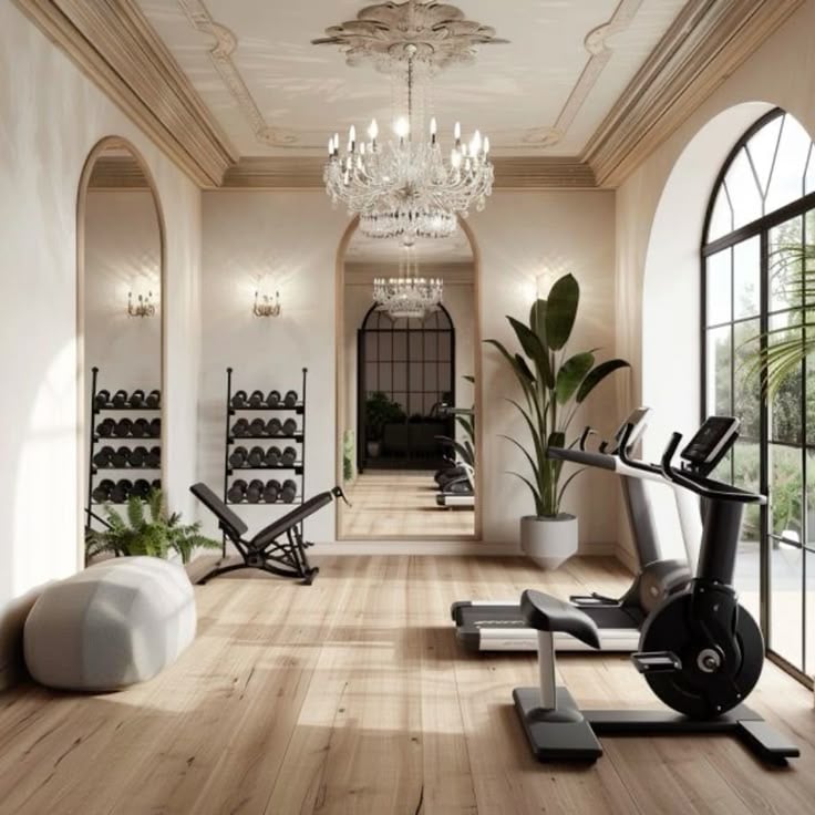 Luxury fitness amenities