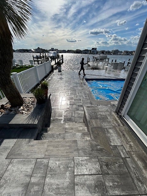 Pool paver project final result