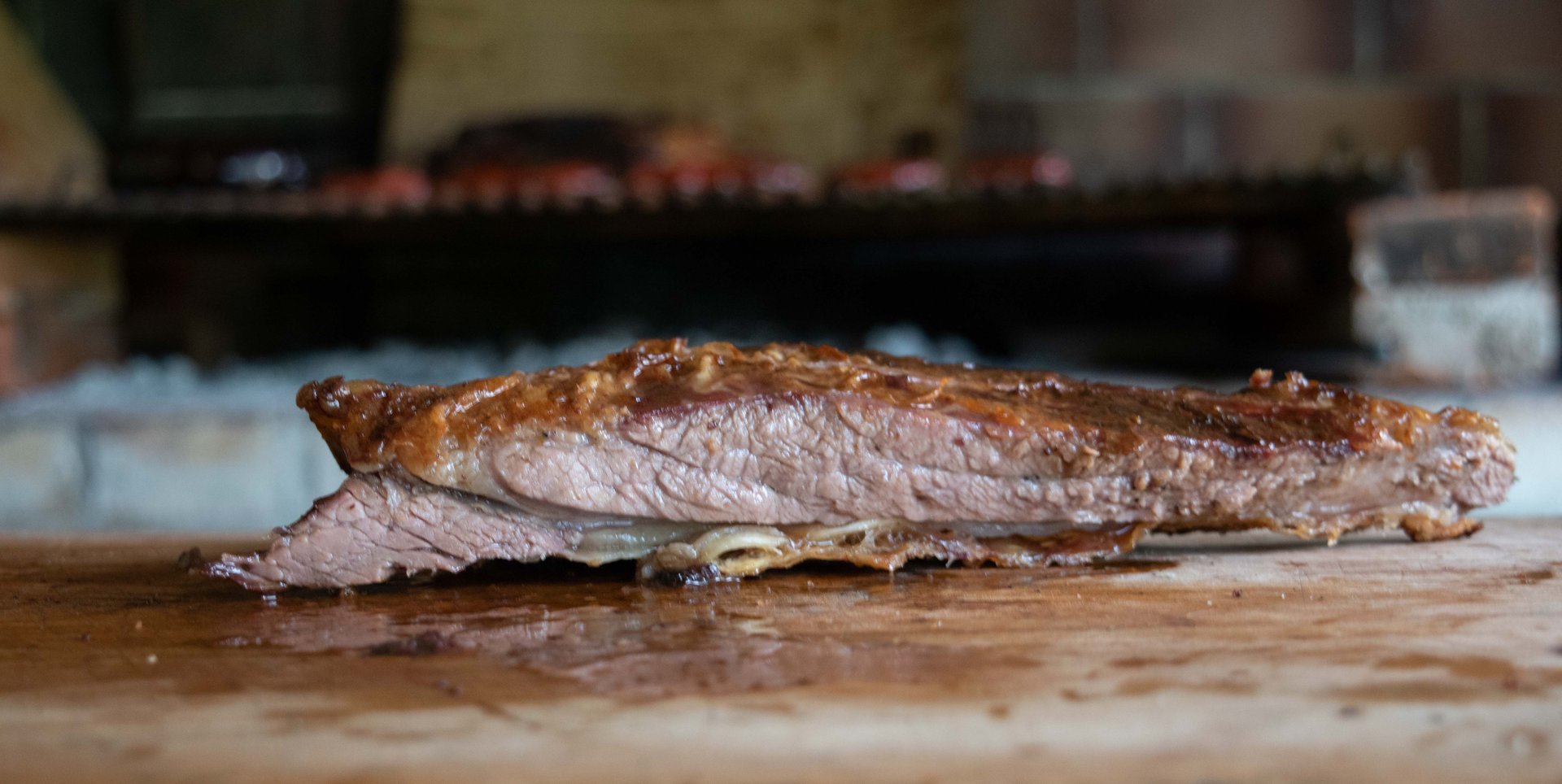 meat ready to eat. Traditional Argentine barbecue
