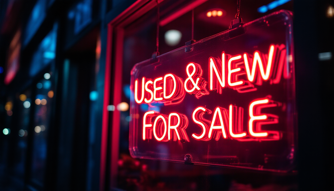 Online store with used and new items