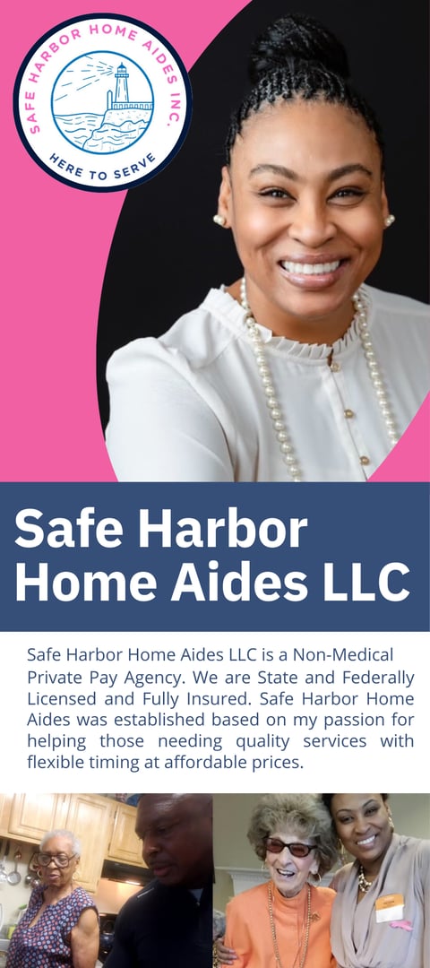 Safe Harbor Home Aides LLC - Founders Keisha Grant and Lionel Raye