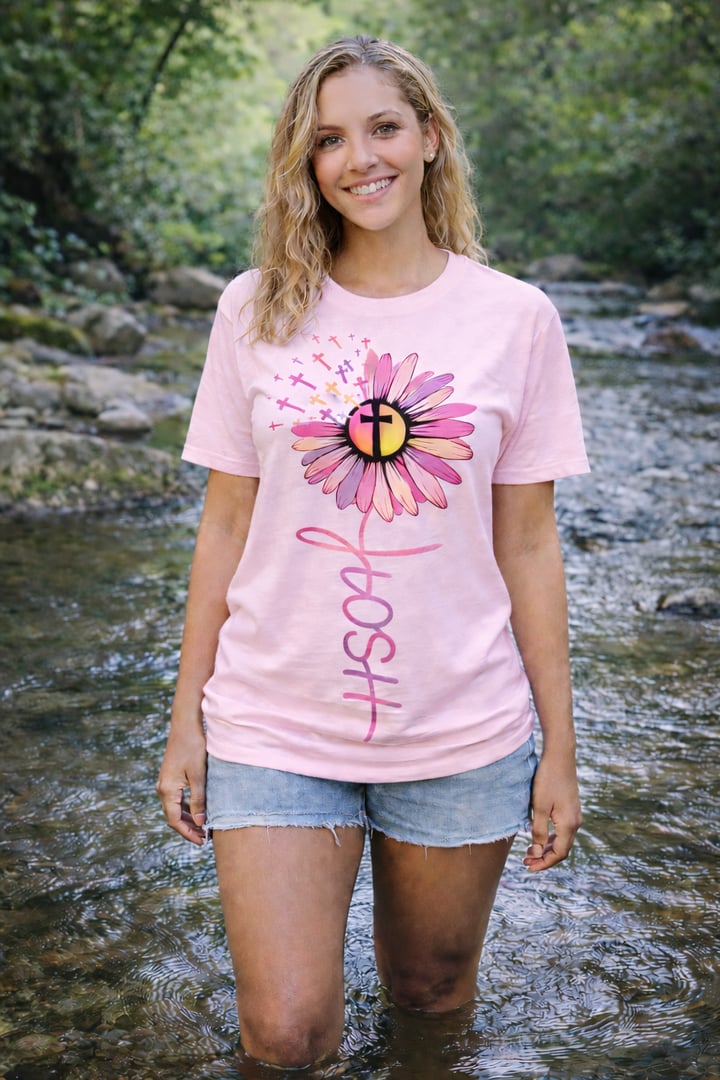 HOSH Women's Faith Longline Baby Pink