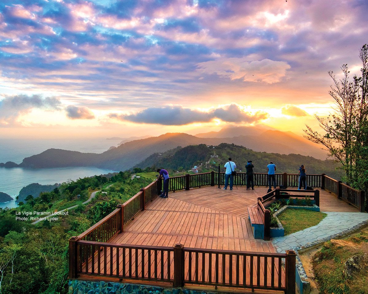 Paraffin Hill Trinidad - Scenic view of Port of Spain