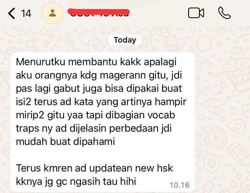 Testimoni Pelanggan Huahua Learning