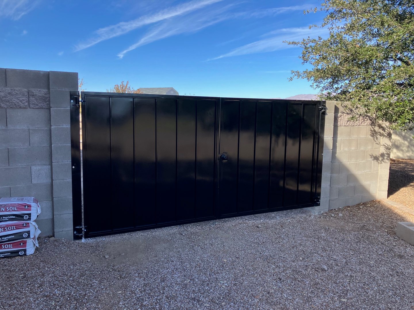 Custom gate entry