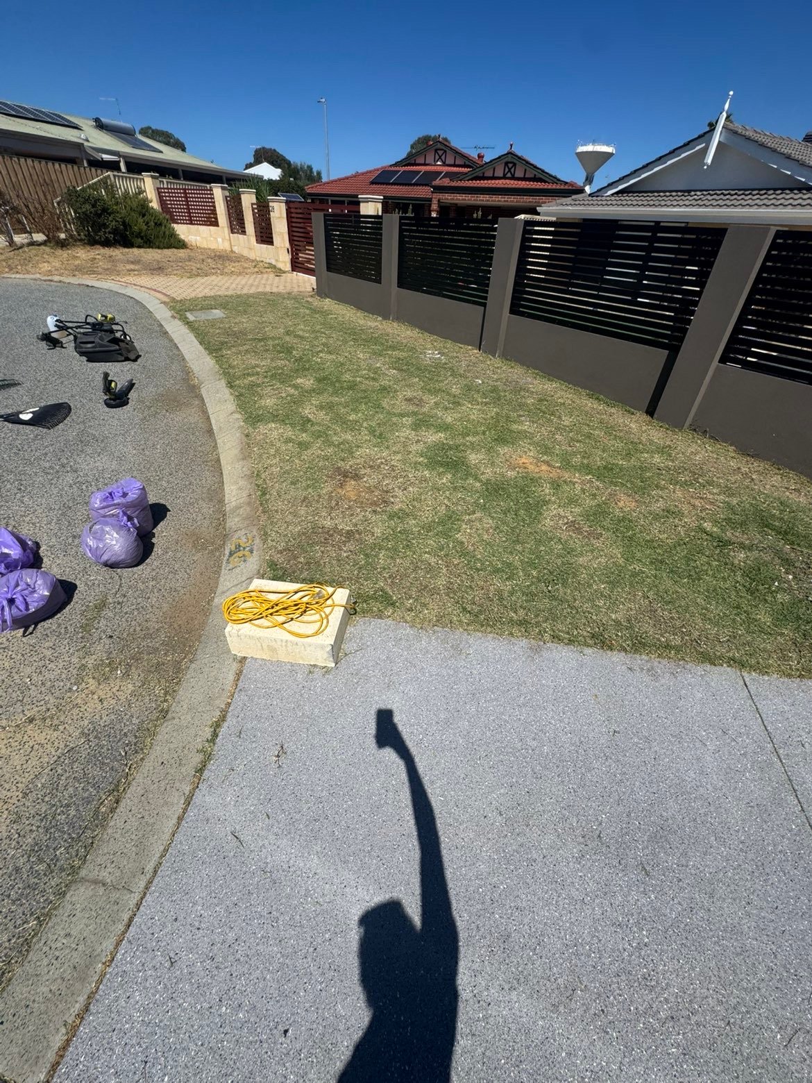 Lawn maintenance completed